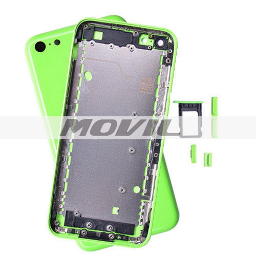 iPhone 5C Green Back Rear Housing Battery Cover Case Replacement Buttons